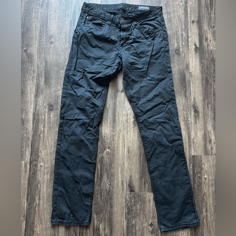 Bonobos Slim Fit Stretch Pants Black 32x32 Italian Fabric
